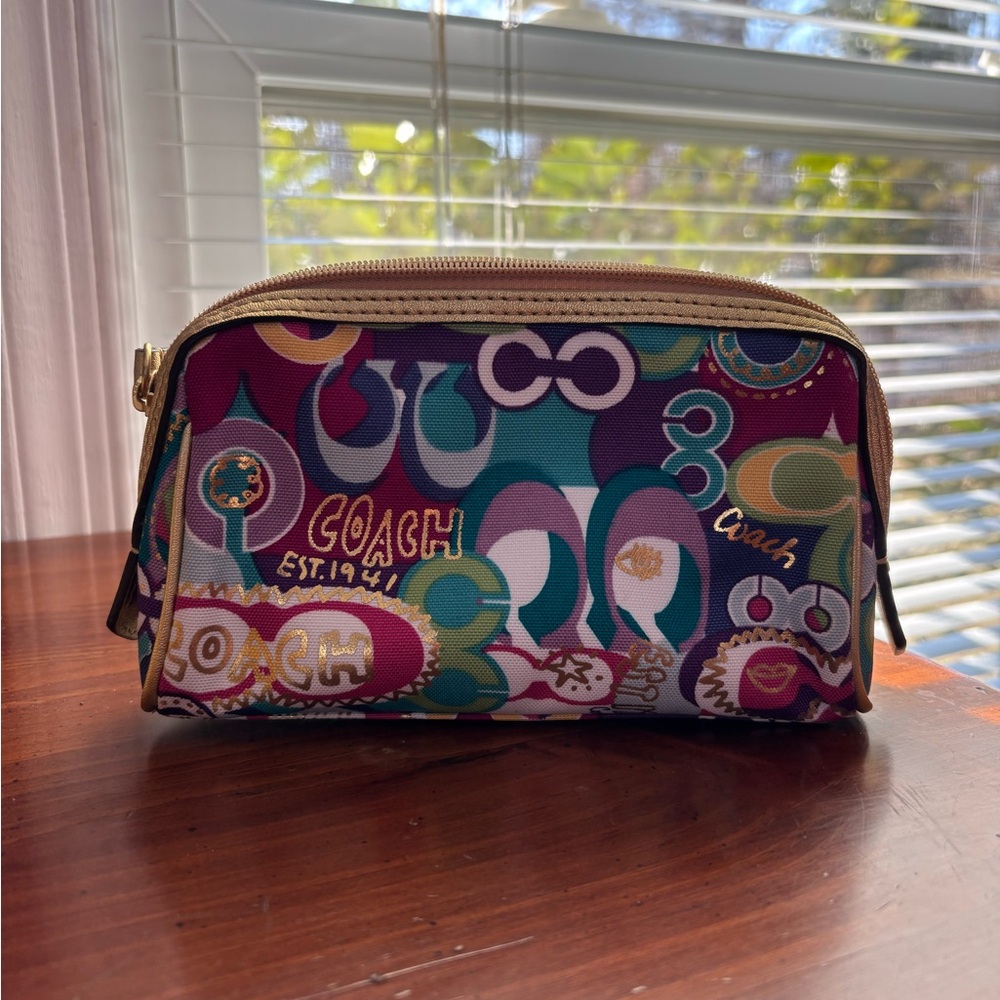 Coach Poppy Collection Graffiti Bag, Multicolor